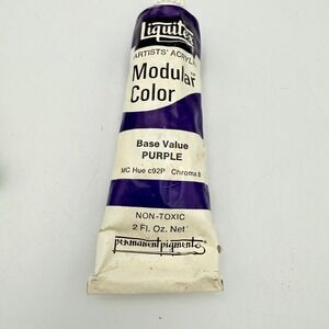 Liquitex Artists Acrylic Modular Color Purple Base Value MC Hue c92P 2oz Tube